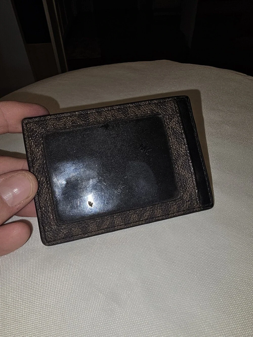 Michael Kors Brown and Black Logo Card Holder - Picture 2 of 2
